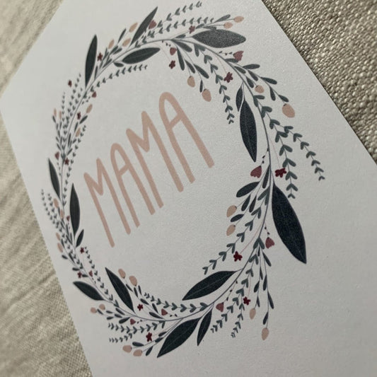 Postkarte - Mama - Atelier Ava