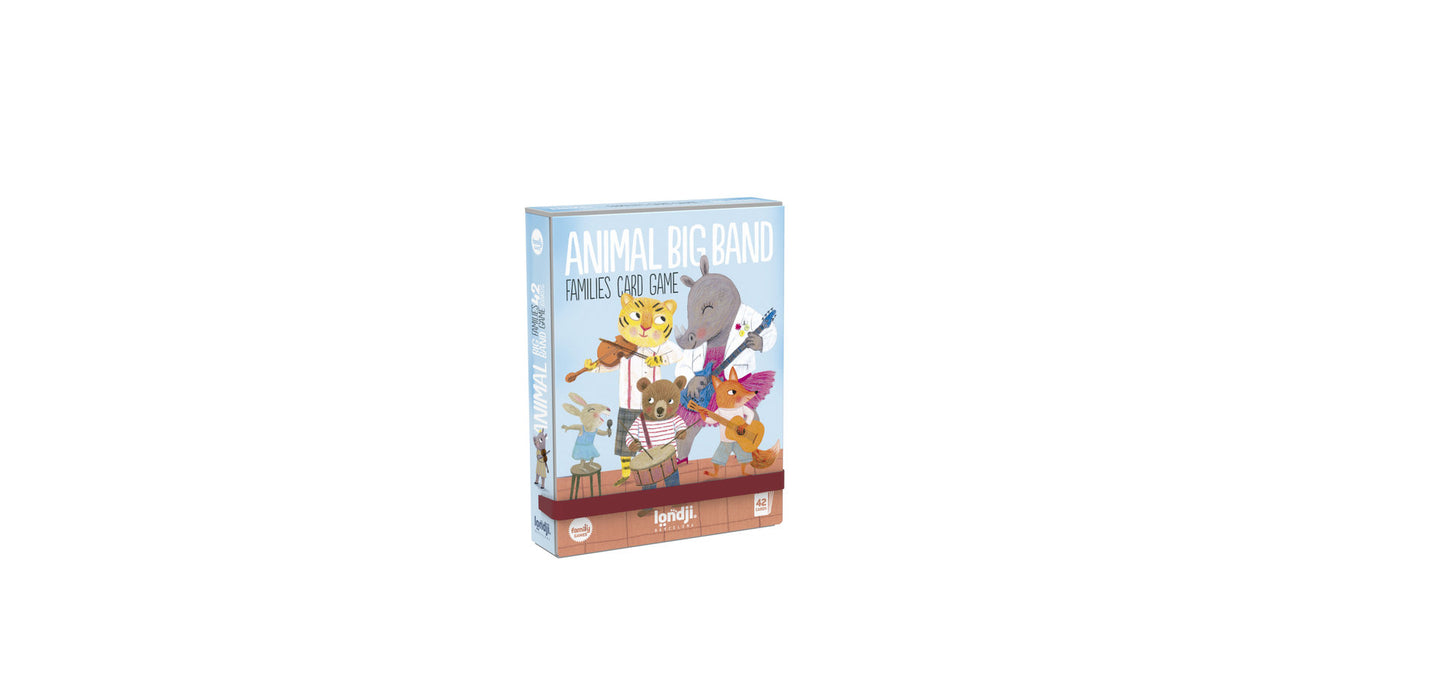 Familien-Lernspiel Tierband - 42 Karten - LONDJI Animal Big Band